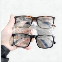 Montures de lunettes en acétate assorties en gros à prix abordable, stock prêt, lunettes optiques pour hommes aux visages en diamant, durables, livraison rapide