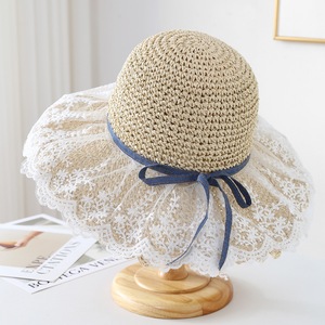 Chapeau de soleil en papier pour femme, style personnage, pour les vacances en plein air, la plage, la pêche et le cyclisme - Product Image 2