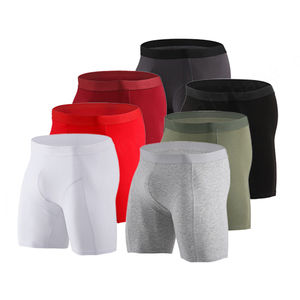 Nueva mejor opción personalización 95% algodón 5% transpirable deportivo sudor cómodo hombres ropa interior Calzoncillos Bóxer - Product Image 1