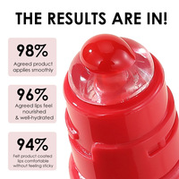 Gloss à lèvres au peptide en marque privée, prêt à être expédié, livraison rapide, rouge à lèvres liquide haute pigmentation, résistant à l'eau, logo personnalisé OEM, maquillage