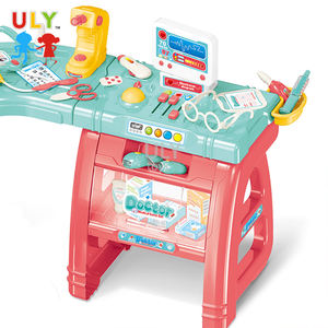 NUOVO di Plastica <span class=keywords><strong>Set</strong></span> di Gioco Medico Pretend Giocattoli Per Bambini Medico Tabella Strumento Medico Con Luce E Suono - Product Image 5