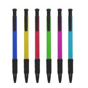 Stylo bille en plastique rouge, bleu, noir, simple, personnalisé, vente en gros d'usine, le moins cher - Product Image 4