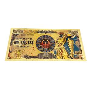 ธนบัตรสะสมลายเซนต์เซย่า 12 ราศี ฉบับพิเศษเคลือบทอง ของที่ระลึกอนิเมะ ทำจากพลาสติก - Product Image 2
