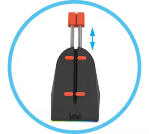 Organizzatore per Cavi USB per <span class=keywords><strong>Mouse</strong></span> da Gaming <span class=keywords><strong>con</strong></span> Luce RGB, in Plastica ABS, <span class=keywords><strong>con</strong></span> Clip Retrattile per Laptop/PC Desktop - Product Image 6