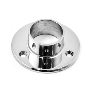 C110226-L Female Plate for Ø 42.4 Inox AISI 316 Polished <b>Marine</b> <b>Hardware</b> - Product Image 1