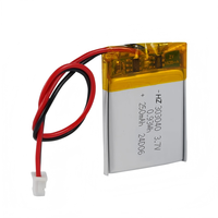 Grosir Baterai Lithium Polymer Isi Ulang Li-Po 303040 3.7V 250mAh 300mAh 500-Cycle -20C 60C untuk Earphone Bluetooth Pintar
