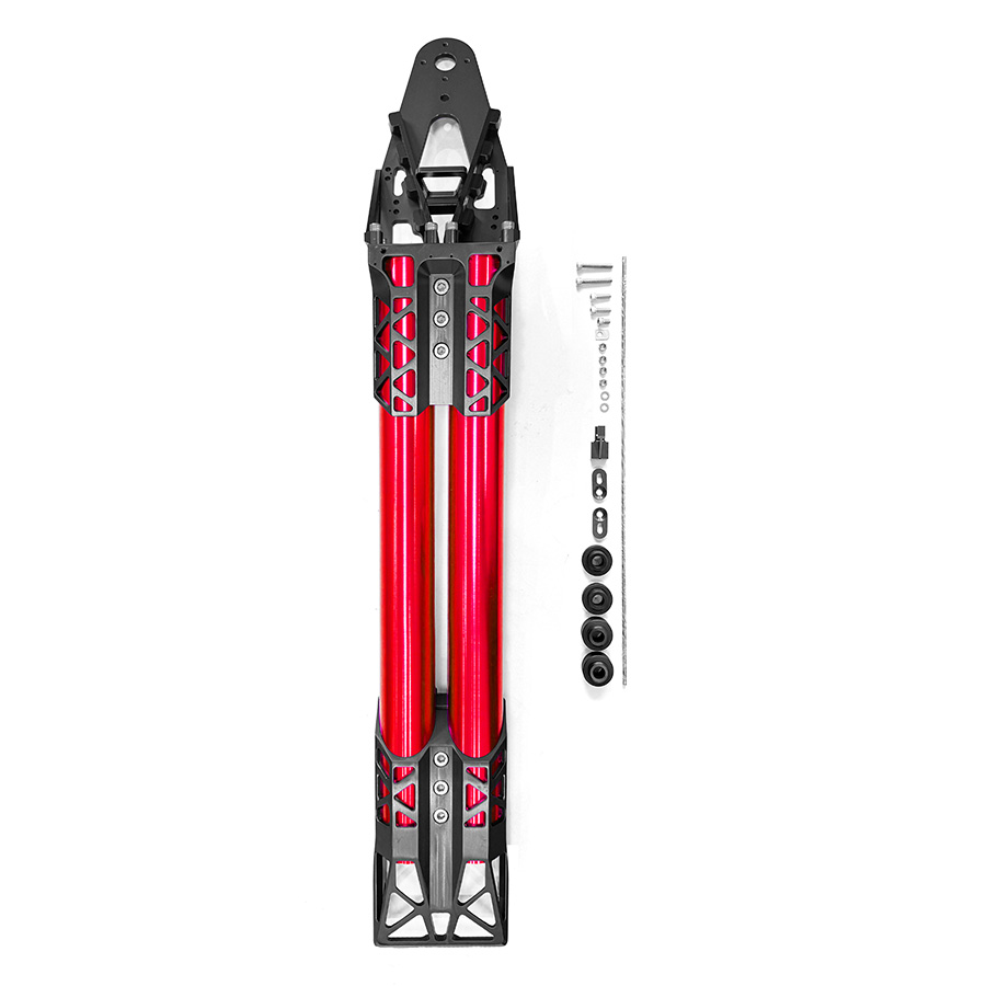 Blue Green Red Silver Gold Black CNC Lightweight Solid Aluminum Billet Adjustable Handle Pole
