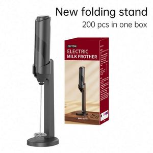 Automatic Foam Maker Milk <b>Steamer</b> Handheld Coffee Whisk <b>Electric</b> Milk Frother - Product Image 2