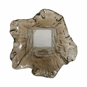 Vaso in vetro con bordo ondulato per l'arredamento del soggiorno, moderno, da tavolo, per uso domestico - Product Image 6
