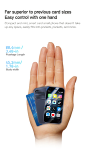 Soyes A17 Mini Smartphone Android 8.1 Double <span class=keywords><strong>SIM</strong></span> 3G <span class=keywords><strong>2G</strong></span> Espagnol/Allemand Écran LCD 3,0 pouces 90Hz pour Étudiants et Jeunes - Product Image 2