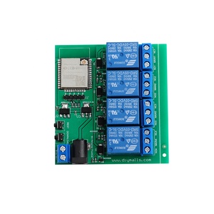 Module de contrôle de relais <span class=keywords><strong>WiFi</strong></span> 4 canaux DIYmall ESP32S, module <span class=keywords><strong>WiFi</strong></span> BLE ESP32-32U pour antenne externe pour contrôle intelligent IoT - Product Image 3