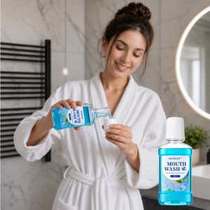 Enjuague Bucal Refrescante de Menta, Venta Directa de Fábrica, Líquido Fuerte No Irritante para el Cuidado Bucal, Limpieza Bucal que Actúa Directamente sobre las Encías - Product Image 6
