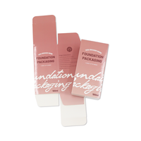 Boîtes en carton cadeau pliables de haute qualité en gros réutilisables pour fond de teint shampooing huile capillaire crème pour les yeux-gaufrage de qualité supérieure