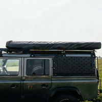Auvent de camping 270 degrés en aluminium imperméable 4x4, auvent 270 pour toit de voiture avec coque rigide, abri solaire extérieur pour voiture