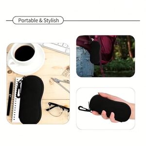 Wholesale Black Neoprene Glasses Case With Belt for Corporate Giveaways - Product Image 6