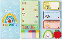 Porte-notes autocollants sur le thème des dessins animés, bloc-notes mignon, fournitures de bureau Kawaii, accessoires de papeterie scolaire, vente en gros personnalisée
