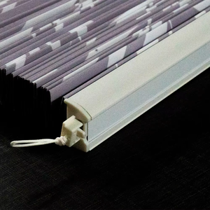 Sản xuất rẻ nhất mù Màn cửa sổ bóng vải lên và xuống plisse Rèm tổ ong xếp li rèm - Product Image 4