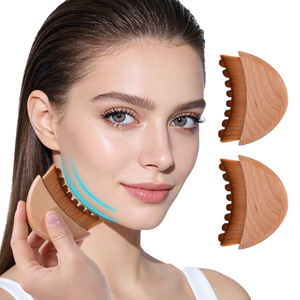 Brocha Facial Contorno Linfático Personalizada de Fábrica <span class=keywords><strong>para</strong></span> Anti-Hinchazón, Desintoxicación <span class=keywords><strong>y</strong></span> Lifting, Mejora la Luminosidad de la Piel, Brocha de Maquillaje de Alta Absorción - Product Image 2