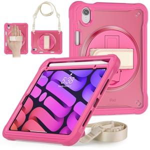 Funda de protección de cuerpo completo TPU a prueba de golpes para tableta para <span class=keywords><strong>iPad</strong></span> <span class=keywords><strong>Mini</strong></span> <span class=keywords><strong>6</strong></span> funda resistente <span class=keywords><strong>rosa</strong></span> - Product Image 3