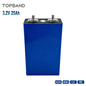 Nouvelle Conception Cellule de Batterie LiFePO4 Prismatique Topband 3.2V 25Ah Taux de Décharge Max 5C Durée de Vie 7500 Cycles pour Stockage d'Énergie et Alimentation - Product Image 2