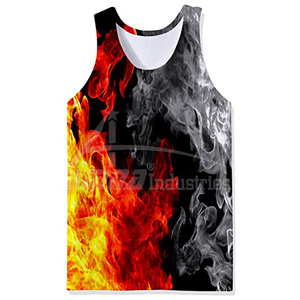 Factory Price <b>Men</b> Fitness <b>Vest</b> / Hot Sale <b>Gym</b> Fitness <b>Vest</b> - Product Image 5