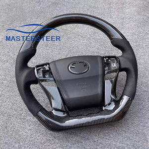 Volant en fibre de carbone Alcantara à fond plat personnalisé pour <span class=keywords><strong>Toyota</strong></span> <span class=keywords><strong>Supra</strong></span> Mk5 - Product Image 6