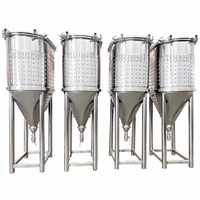 Équipement de brassage de réservoir de capacité variable de fermentation 900L Maison de remplissage de vin 900L