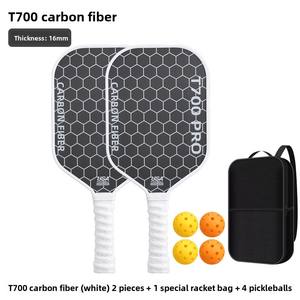 Raqueta <span class=keywords><strong>de</strong></span> <span class=keywords><strong>Pickleball</strong></span> <span class=keywords><strong>de</strong></span> Fibra <span class=keywords><strong>de</strong></span> Carbono T700 40cm 240g, Textura <span class=keywords><strong>de</strong></span> Tela Popular con Patrón Hueco Mate, Deportes al Aire Libre, Directo <span class=keywords><strong>de</strong></span> Fábrica - Product Image 6