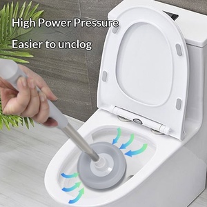 Nuovo Modello Personalizzabile di Disotturatore per WC e <span class=keywords><strong>Lavandino</strong></span> con Coppa di Aspirazione in TPR, Strumento per Disintaspare Scarichi per Uso Domestico, Modello 8096 - Product Image 2