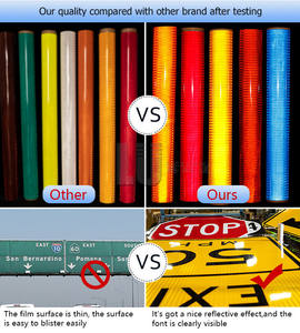 Lámina Reflectante de PMMA, Vinilo Autoadhesivo Prismático de Alta Intensidad, Grado HIP EGP, para Señalización Vial. - Product Image 6