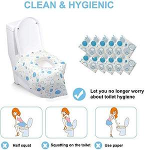 ฝาครอบที่นั่งชักโครกกันน้ําแบบใช้แล้วทิ้งที่มีความสนิทสนิทเป็นพิเศษสําหรับการเดินทาง - Product Image 2