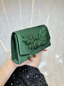 New Style Celebrity Vintage Evening Bag Simple Personalized Fashion Rhinestone <b>Clutch</b> Bag High-end Light Polyester Tanjing - Product Image 2