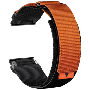 <span class=keywords><strong>Bracelet</strong></span> de remplacement à ajustement rapide 22 mm 26 mm en tissu <span class=keywords><strong>nylon</strong></span> pour boucle, plusieurs couleurs pour <span class=keywords><strong>Garmin</strong></span> Fenix 8 7 6 5XPlus - Product Image 5