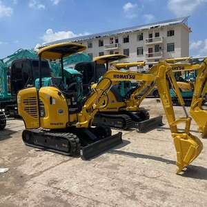 Miniexcavadora Komatsu PC20MR de Segunda Mano, 2 Toneladas, Fabricada en Japón, Motor Komatsu, Mini Tractor Excavador, CE EPA, para Agricultura - Product Image 3