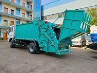 Camion à ordures comprimées Shacman DeLong L3000 Camion à ordures comprimées