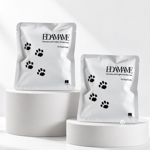 Sachets personnalisés imprimés pour petits animaux de compagnie, pochettes refermables en aluminium pour friandises lyophilisées pour chiens, bâtonnets à mâcher, emballage d'aliments d'essai - Product Image 2