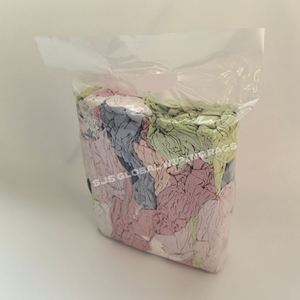 Chiffons industriels légers de différentes couleurs, 100 % coton, 25 kg, chiffons en coton industriels pour le nettoyage - Product Image 1