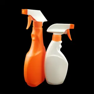 Garrafa spray de limpeza de plástico hdpe, garrafa de spray eco-amigável, alta qualidade de 500ml