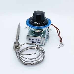 Industrial Robertshaw 30A RES Temperature <b>Controller</b> 125-277VAC 60-250F with Indicator Light Timer TDS Temperature <b>Switches</b> - Product Image 4