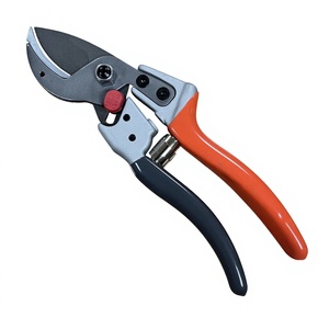 SONO G104 Grade Pruning Shears Stainless Steel Blade Soft Grip Plastic Handles Red Black Color Multi Purpose <b>Cutting</b> <b>Tool</b> - Product Image 1