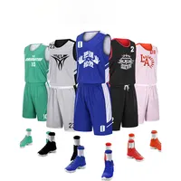 カスタムデザイン印刷バスケットボールウェアショーツユニフォームセット男性女性トレーニング昇華スポーツウェアドレスバスケットボールジャージ