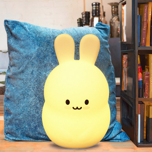 Led USB Silicone nightlight cho trẻ em động vật Bunny gấu Owl chim cánh cụt hà mã màu sắc pin-powered đèn cao su mini ánh sáng ban đêm - Product Image 3