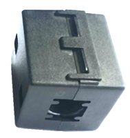 Suppresseurs EMI RoHS, REACH et ISO 9001, noyaux en ferrite à clipser, plastique noir avec diamètre intérieur de 13 mm