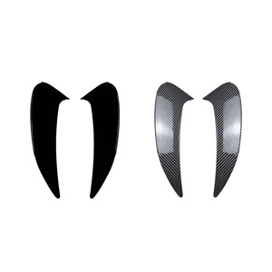 Mercedes-Benz C236 2024+ Coupe Rear Bumper <b>Decals</b> Piano Black Carbon Fiber Texture Adhesive ABS <b>Car</b> Door Modification Parts - Product Image 2