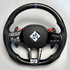 Volant en fibre de carbone personnalisé pour <span class=keywords><strong>BMW</strong></span> 2 3 4 5 6 Series G20 G29 G22 G26 G30 G31 G01 G02 G05 G06 G14 G15 G80 2018-2022 - Product Image 6