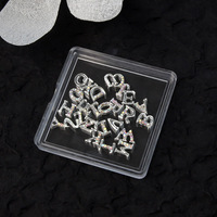 12 Constellations 3D Strass pour Ongles Breloques Bijoux en Cristal Décorations à Dos Plat pour Manucure DIY