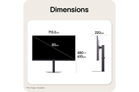 Moniteur de jeu pour ordinateur L-G 32G620B-B 31,5 pouces QHD IPS/2K/200HZ/1ms, écran pivotant, HDR10, SRGB 99%, IPS 1200:1
