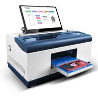Mesin Printer UV Mini A5 untuk Kustomisasi Casing Ponsel, Pencetakan Kulit Belakang, Stiker Belakang, Layanan Cloud, DIY, 6 Warna Tinta