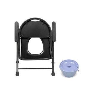 Chaise de toilette pliable avec siège antidérapant pour personnes âgées, enceintes, handicapées, utilisation pour la douche et le bain - Product Image 1