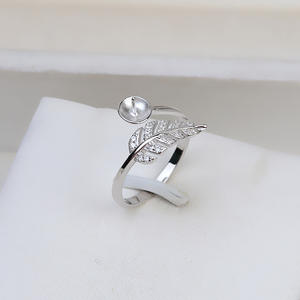 Support semi-ouvert en argent S925 pour bijoux faits main, pour perles, anneaux ouvertes, anneaux à plumes, anneaux à cheveux, anneaux à bouche, non perforés, pour DIY - Product Image 2